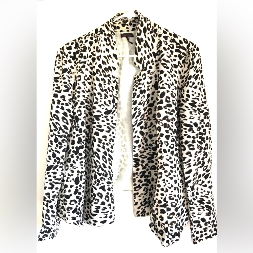 Sofía Vergara Leopard Print Women's Jacket/Blazer SZ L